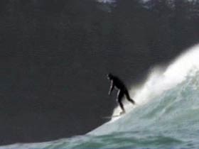 Surfers display breathtaking stunts