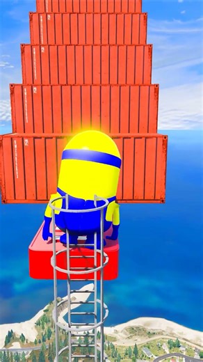 GTA 5 Epic Water Ragdolls Spiderman Jump/Fails Ep 22 #shorts