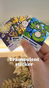 Change my Biyoo sticker into transculent ☁️ Will available at afasg 🫶 | Akira Akatsuki