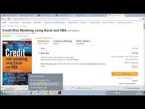 Numerical Example of Merton KMV 1 (using Loeffler and Posch)