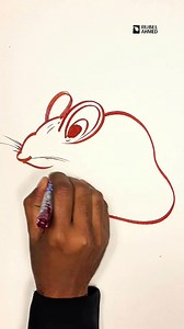Easy Way to Draw a Mouse | Step by Step Drawing for Beginners #MouseDrawing #EasyDrawing #StepByStepDrawing #DrawingForBeginners #KidsDrawing #SimpleArt #LearnToDraw | Rubel Ahmed