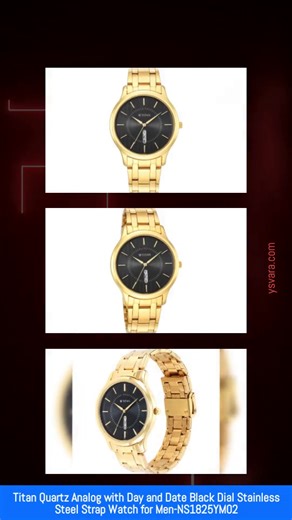 Tick-tock! Ready to elevate your style? ⌚✨ Meet the Titan Quartz Analog Watch – your perfect companion with a striking black dial and a sleek stainless steel strap. With day and date functionality, it keeps you organized while adding a touch of sophistication to any outfit. Whether you're at the office or out with friends, this watch will boost your confidence and ensure you're always on time! 🌟💼👌 Grab yours now, before it walks out the door! 😉🔥 #CommissionEarned #ShopWiselyWithYsvara #Amaz