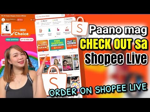 PAANO MAGCHECK OUT SA SHOPEE LIVE | ORDER ON SHOPEE LIVE | Riencyll Cabile
