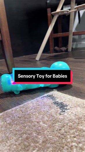 Crawling Milestones with a Colorful Caterpillar Toy