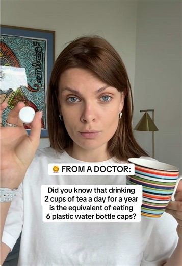 Studies have measured microplastics in tea bags, particularly in certain commercial brands made with nylon or PET mesh. The findings suggested that steeping two cups of tea a day for a year could release roughly the same amount of microplastic particles as what you’d get from 6 plastic bottle caps. #microplastics #healthawareness #healthyhabits