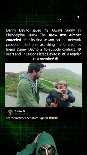 Danny DeVito changed history in It's Always Sunny in Philadelphia (2005)