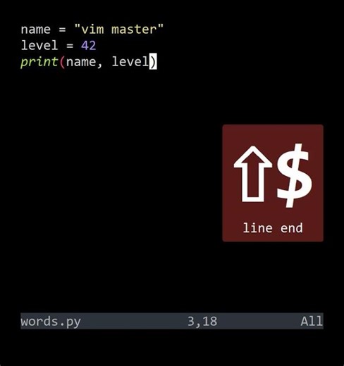 VimFu — Word Backward
