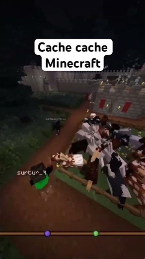 Cache cache Minecraft la video est au complet sur la chaîne #minecraft #cachecache