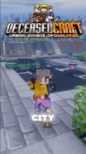 The Modpack That Puts You In A Zombie Apocalypse: DECEASEDCRAFT #minecraft #fyp #zombie