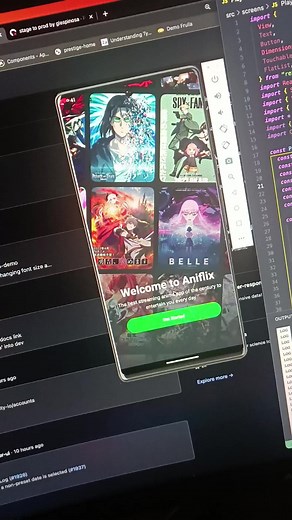Let's build anime app! #reactnative #react #computerscience #softwaredeveloper