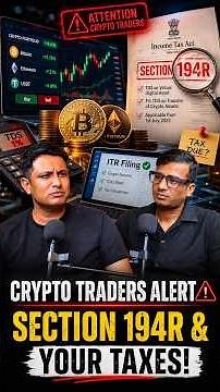 Crypto Income Par Expenses Claim Kaise Kare? 💸 | Section 194R Explained