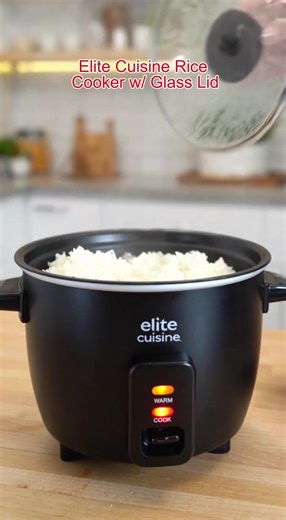 Elite Cuisine Rice Cooker for Perfect Fluffy Rice
