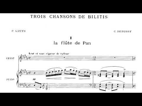 Debussy - 3 Chansons de Bilitis (1897)
