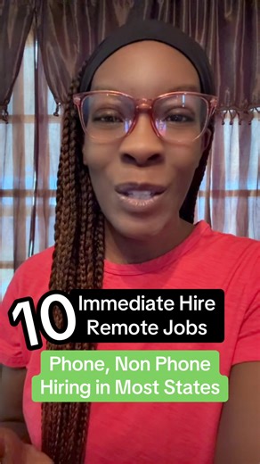 10 New Immediate Hire Remote Jobs! Apply Now! #creatorsearchinsights #remotejobs #fyp #workfromhomejobs #workfromhome