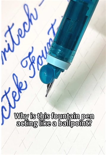 Innovative Clickable Fountain Pen for Left-Handed Users