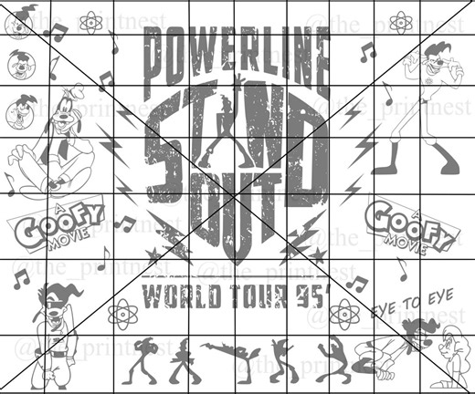 Goofy Movie Full Wrap Template, Laser Engraving, Digital PNG and SVG File, Tumblers, Gifts, Kids, Family, - Etsy