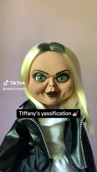 Chucky and Tiffany Valentine Horror Art: Goth Glam Killerdoll Series