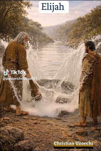 Elijah's Journey at the River Jordan