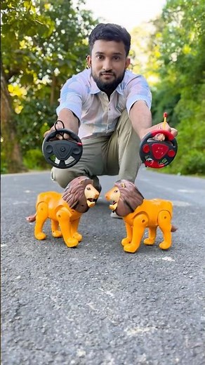 Two Remote Control Lion🦁 unboxing with many effects & testing 🤣