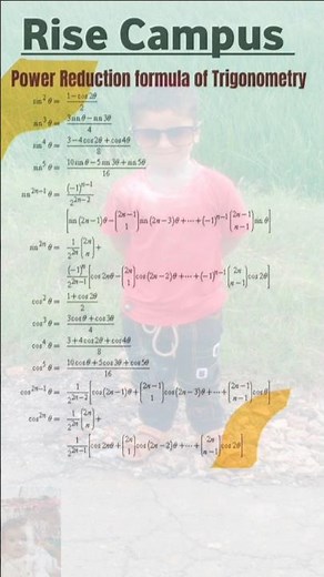 Power of reduction formula of trigonometry #trigonometry #maths #mathstricks #mathsformula #teachers