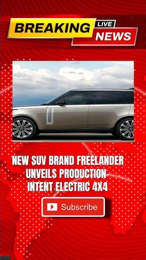 Electric SUV Revolution: Chery's Freelander 8 Concept Car Unveiled
