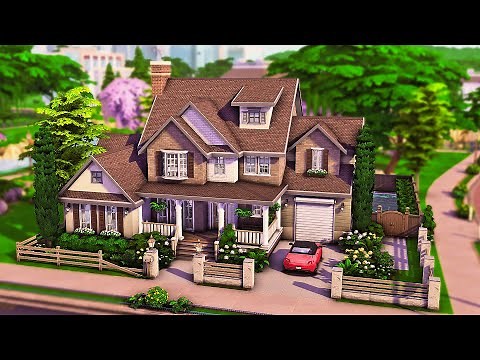 Big Base Game Family Home | The Sims 4 Speed Build