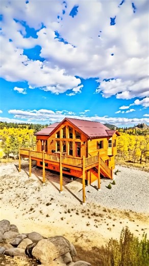 Hidden in the Rockies: A Log Cabin You’ll Fall in Love With This stunning Rocky Mountain retreat blends rustic charm with modern comfort. | My Log Cabin