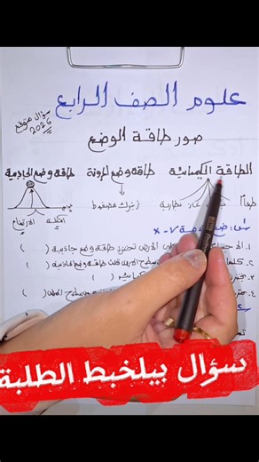 تعالى بسرعة شوف سؤال جاي في امتحان علوم الصف الرابع | العلوم ده حكاية مع مس منى عزام
