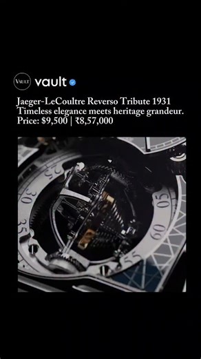 vault on Instagram: "Jaeger-LeCoultre Reverso 1931 — elegance built to endure. Created for polo players and perfected for collectors, the Reverso’s iconic swiveling case protects a hand-finished mechanical movement beneath pure Art-Deco design. This isn’t vintage nostalgia — it’s timeless engineering with heritage authority. Credit - @jaegerlecoultre @vaul_t00 #JLCReverso #Reverso1931 #JaegerLeCoultre #LuxuryWatches #HauteHorology"