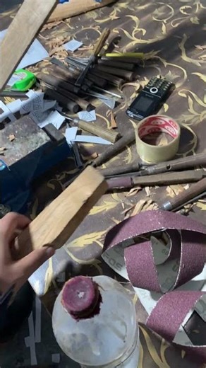 Traditional Handmade Axe Handle Crafting