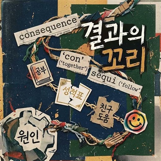 결과의 꼬리: consequence는 결과 :노래로 외우는 어원 암기법 #영단어어원 #노래로배우는영어 #스캇영어학원 #침산동영어 #내신영어 #shorts