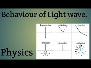 Behaviour of light wave. All about physics