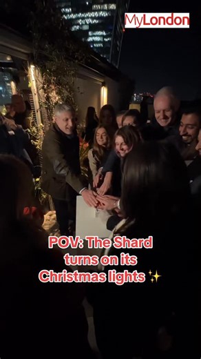 1.7K views · 74 reactions | The Shard is glowing for Christmas 2025 ✨ This year’s designs were created by staff with hidden artistic talents. Go see them before January 1! #london #christmas #christmaslights #theshard #shard #festïveseason #christmasinlondon @theshardlondon | MyLondon | Facebook