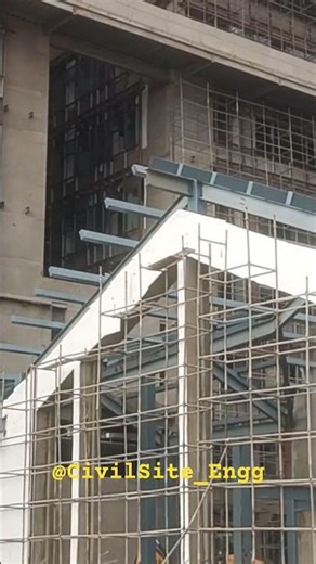 ‪@CivilSite_Engg‬ #exterior #facade#GRC_Cladding#Site_work#construction