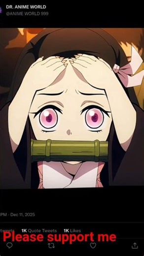 nezuko cute movements part 2 #anime #kimetsunoyaiba #japan #nezuko #animeedit