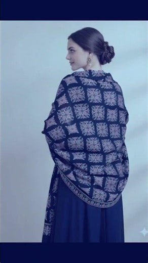 100% Pure Pashmina Full Embroidered Shawl | Handmade Luxury from Kashmir.