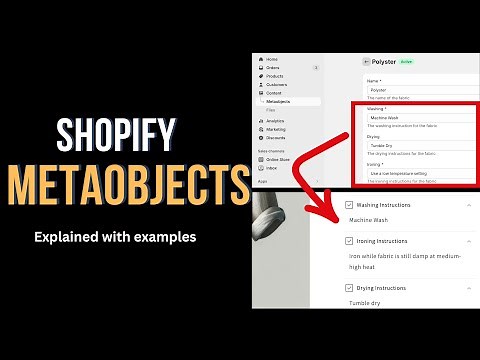 How to use Metaobjects Shopify : Shopify Custom Fields