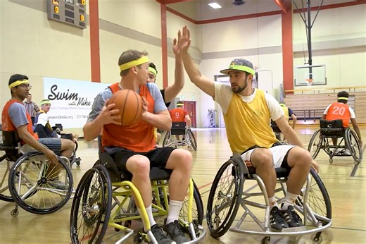 Trojans hoop it up at wheelchair basketball tournament