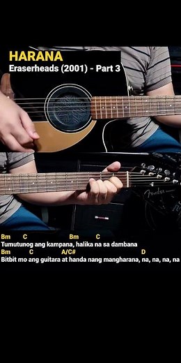 Harana - Eraserheads (2001) Easy Guitar Chords Tutorial with Lyrics Part 3 SHORTS REELS