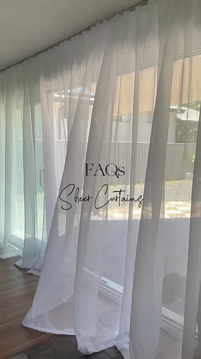 FAQs DIY Sheer Curtain addition!👏🏻 #sheercurtains #diycurtains #diysheercurtains #diyhomeimprovement #diyproject