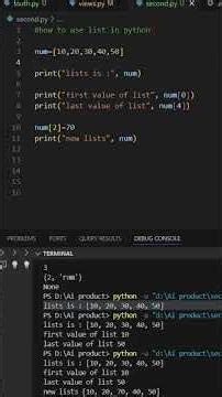 👉 Python List Tutorial for Beginners 🐍 | Easy Explanation #coding #correctcoding #youtubeshorts