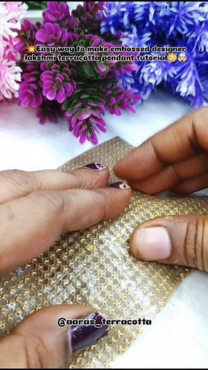 545 reactions | ❇️Easy way of making embossed pattern designer...