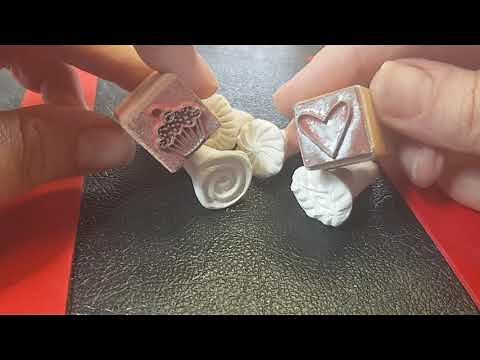 Using a stamp in metal clay