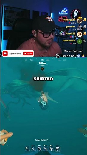 Scanning the Collector Leviathan in Subnautica 2 goes wrong! #subnautica #subnautica2