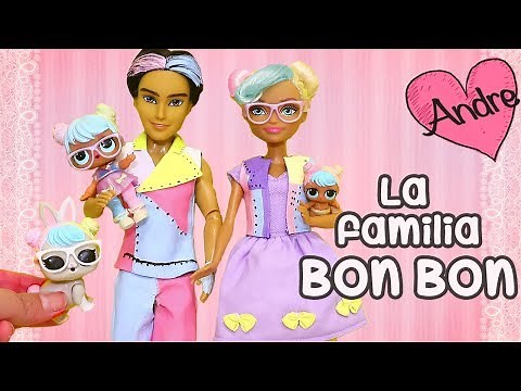 La familia LOL Bon Bon y el nuevo gatito