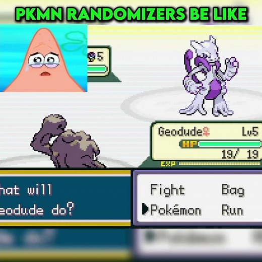 Pokémon Randomizers are UNFAIR! 💀 #pokemon #shorts