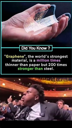 Did You Know? Graphene is 200 Times Stronger Than Steel! 💪