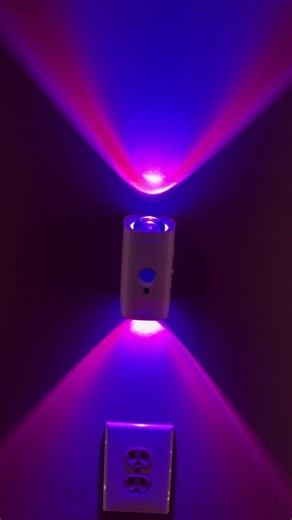 This LED Nightlight is bringing awesome vibes to our home! Looks freaking awesome at night! #ledlights #nightlight #homedecor #fyp #lights