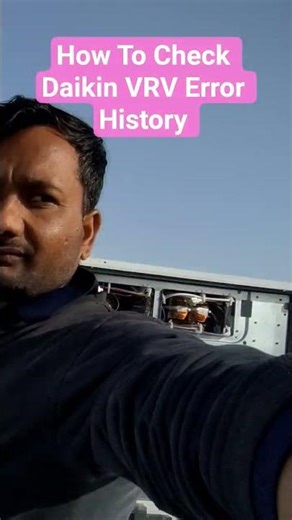 How To Check Daikin VRV Ac Error History#Daikin Ac#Vrv Alarm History#U4#Finac Air-conditioning#Hvac