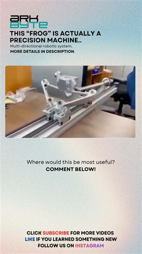 THIS “FROG” IS ACTUALLY A PRECISION MACHINE..